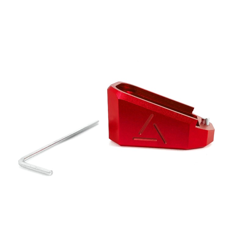 extension de chargeur alu 3 rouge pour tp9